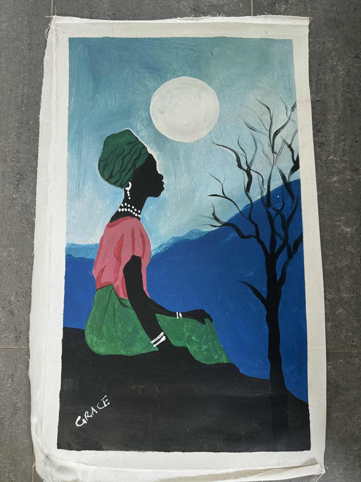 Grace maleri (lærred)