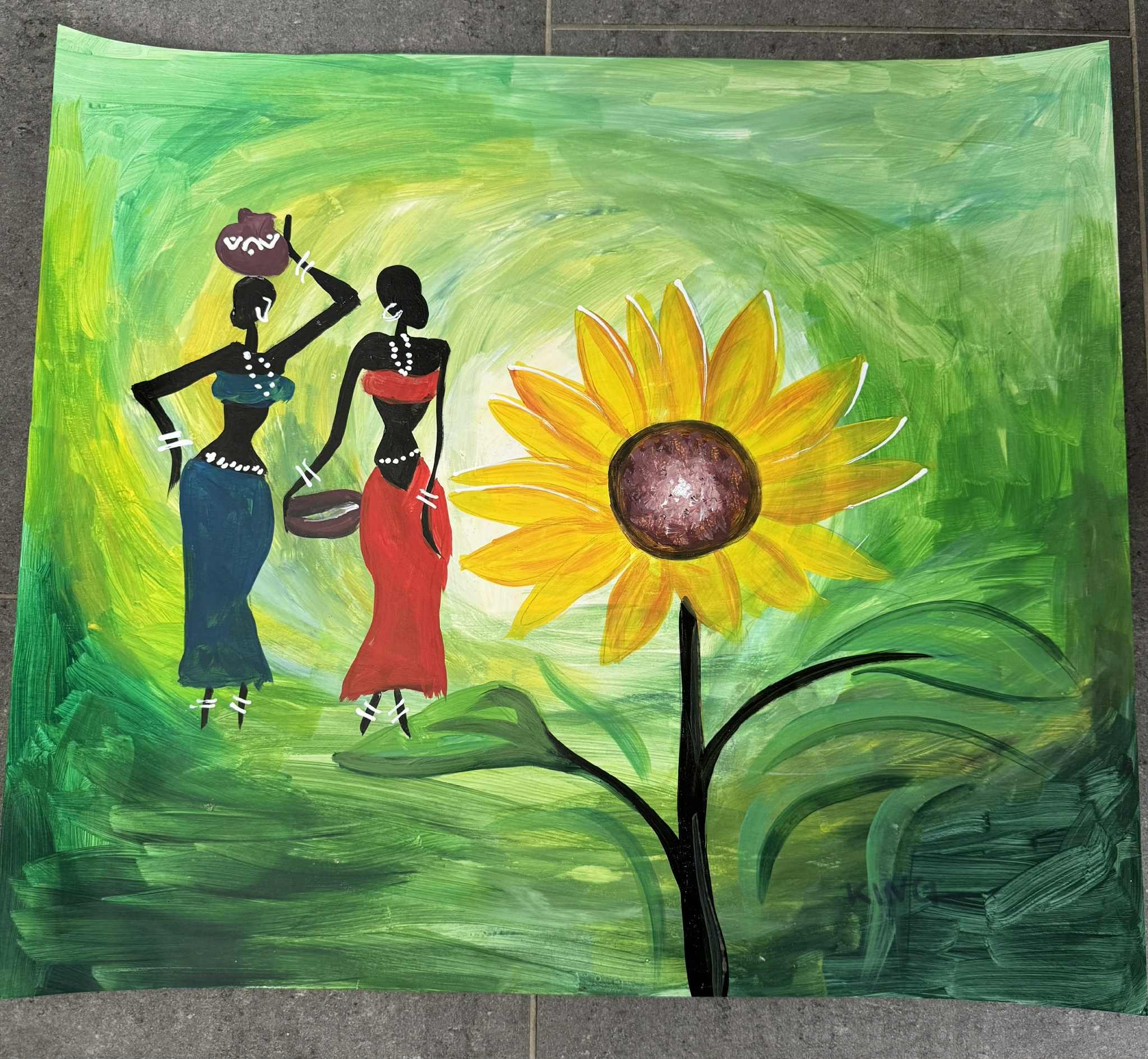 King malerie (papir)