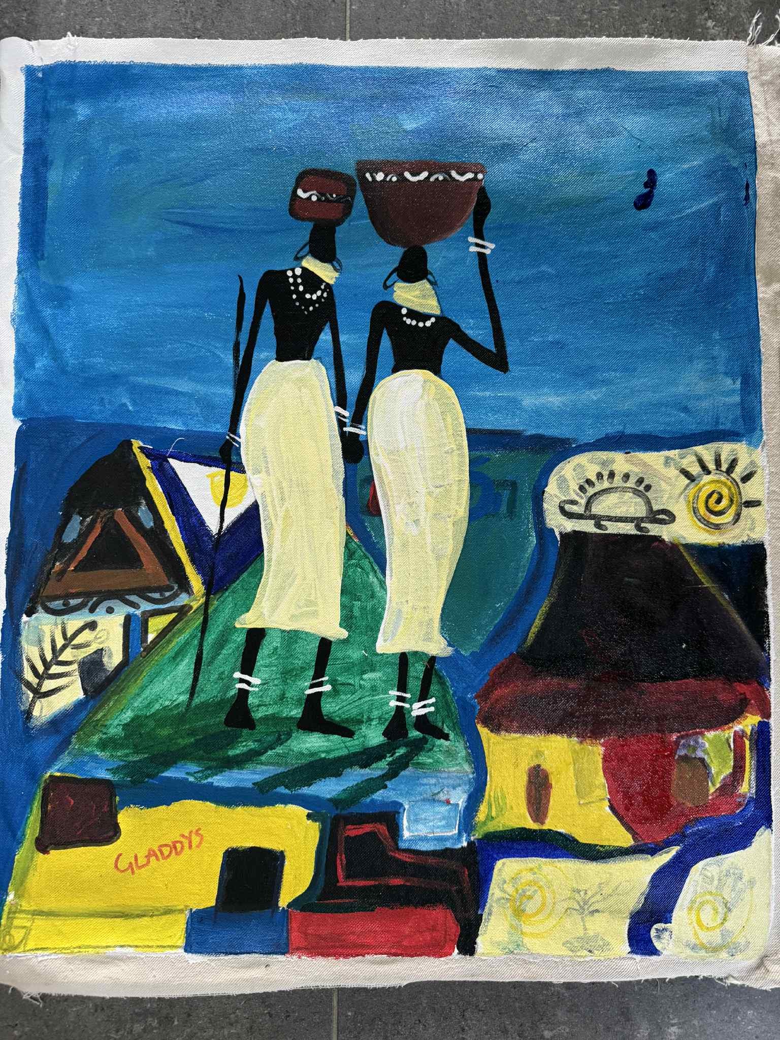 Gladdys maleri (lærred)