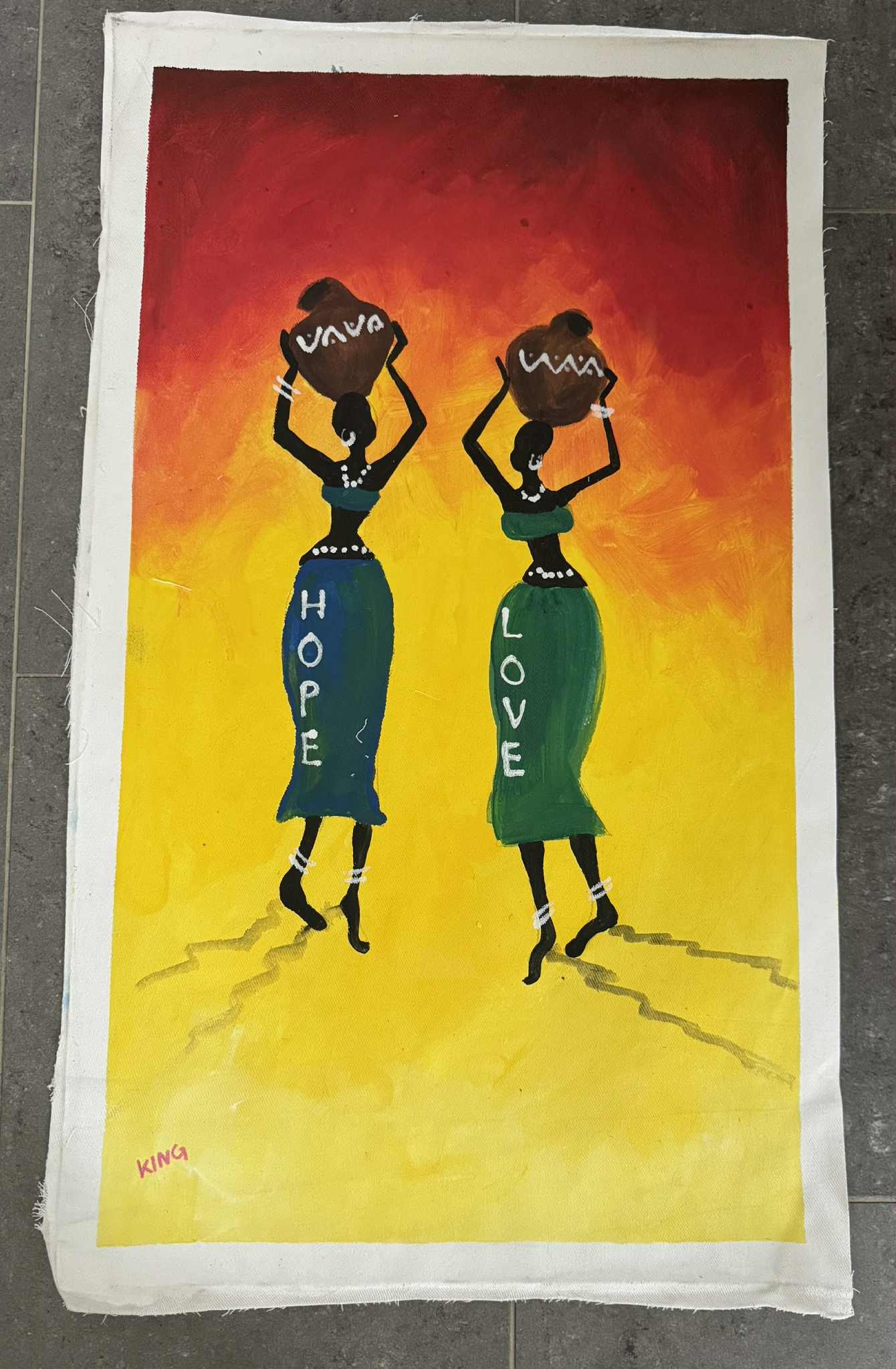 King maleri (lærred)