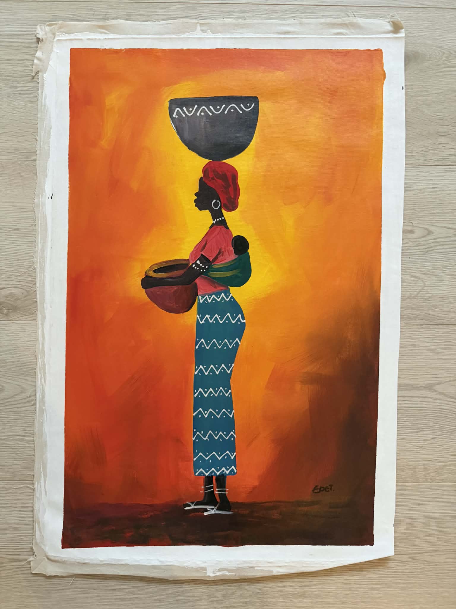 Edet’s painting (canvas)