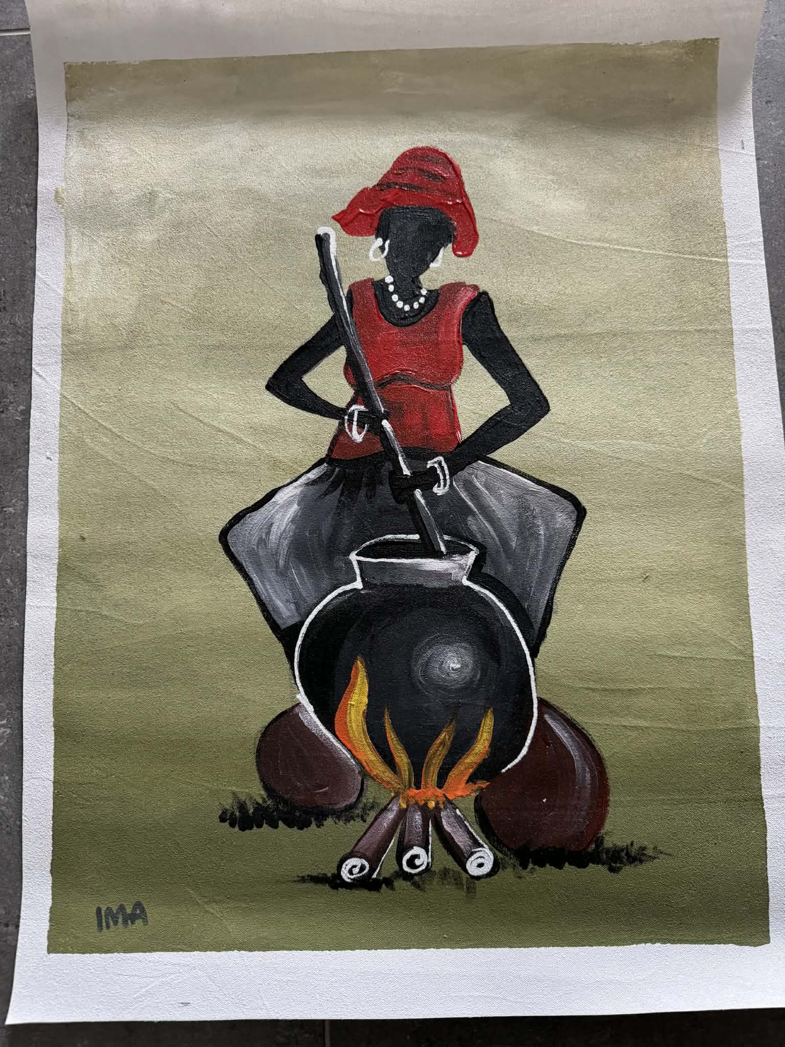 Imaobongs maleri (lærred)