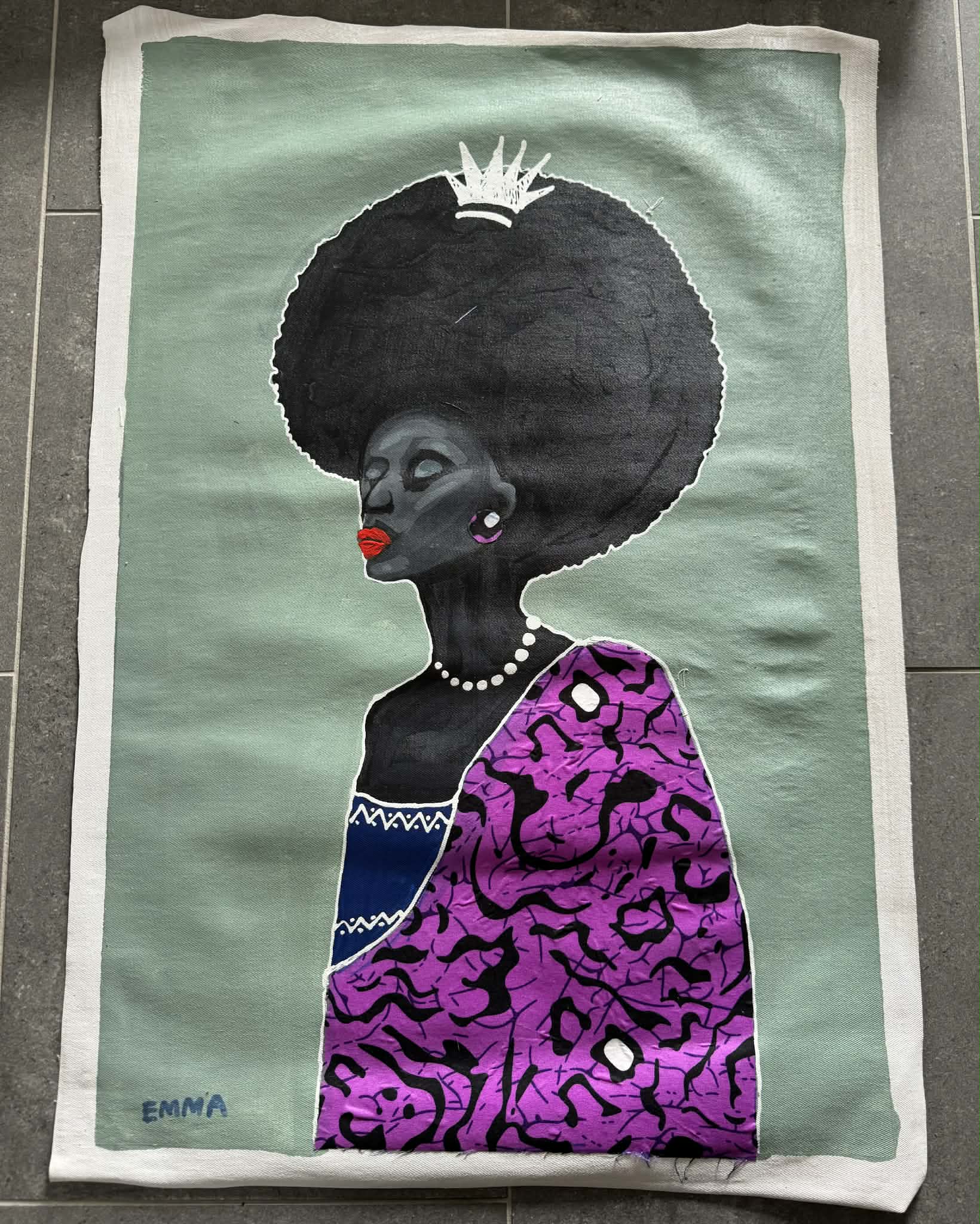 Emmanuel's painting (canvas)