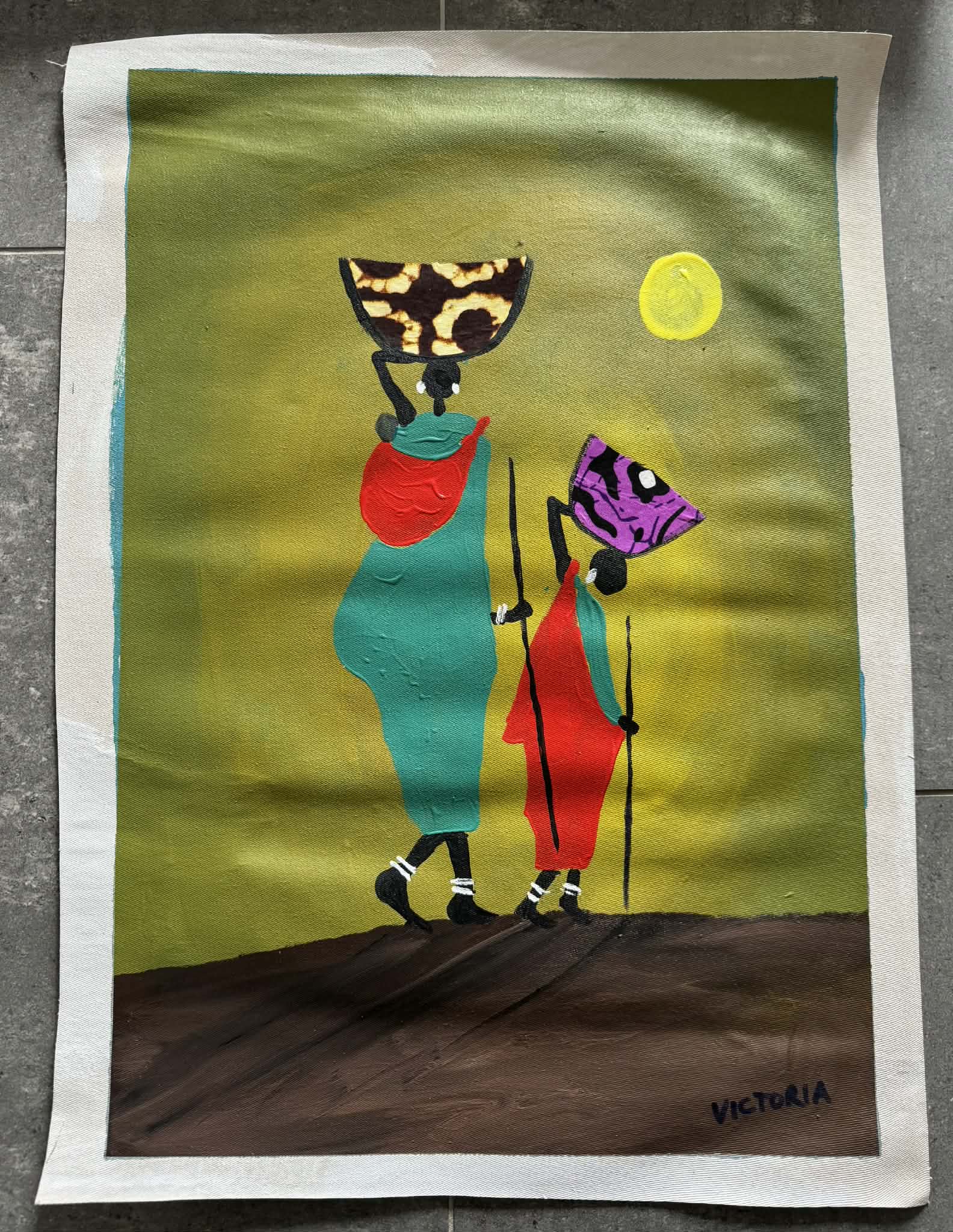 Victorias maleri (lærred)